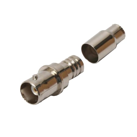 Quest Technology International BNC (Female) Connector, 50 Ohm - 2Pc Crimp-On Rg-59/62 CBN-2310